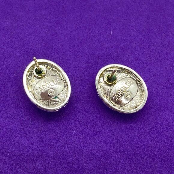 💛 Vintage Carolee Crystal Earrings - Picture 3 of 4